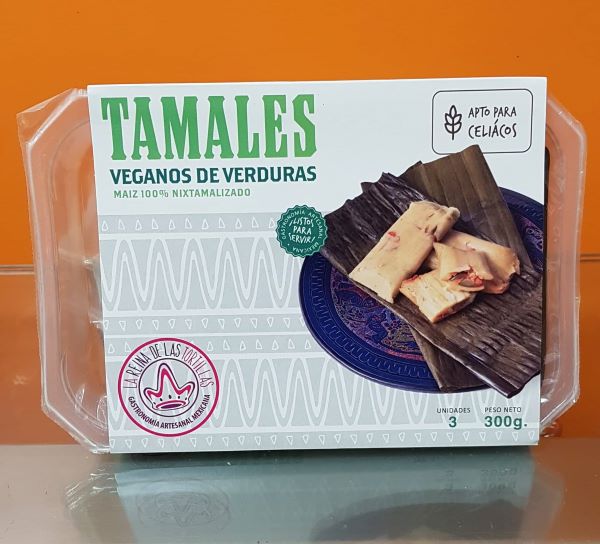 Tamales Veganos bandeja 3 uds