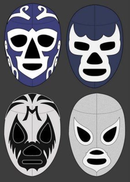 máscaras luchador adulto